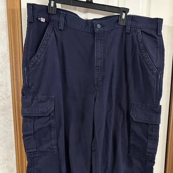 Carhartt FR FRB240 DNY Flame Resistant Cargo Pants Dark Navy Size 40x32