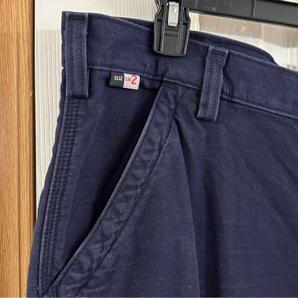 Carhartt FR FRB240 DNY Flame Resistant Cargo Pants Dark Navy Size 40x32