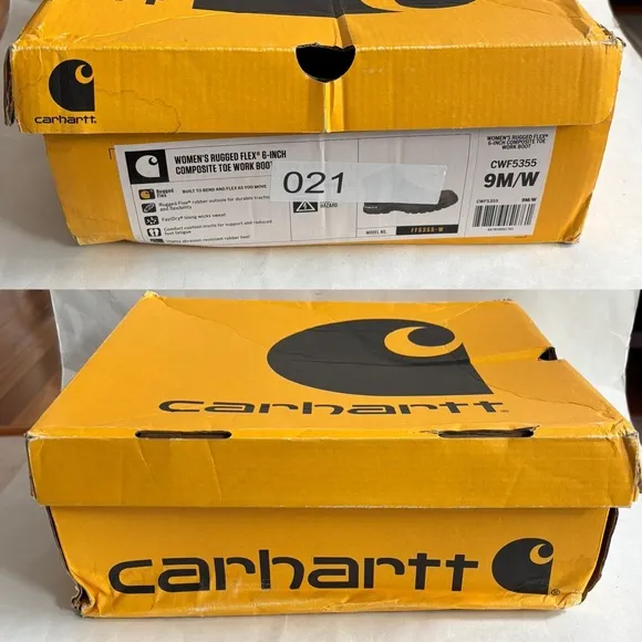 Carhartt Women's 6-Inch Rugged Flex® Work Safety Boot Size 9M