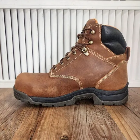 Carolina CA5520 6&quot; Waterproof Composite Broad Toe Work Boots Mens Size 9 EE Wide