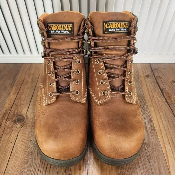 Carolina CA5520 6&quot; Waterproof Composite Broad Toe Work Boots Mens Size 9 EE Wide