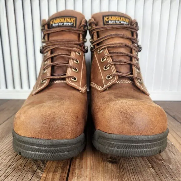 Carolina CA5520 6&quot; Waterproof Composite Broad Toe Work Boots Mens Size 9 EE Wide