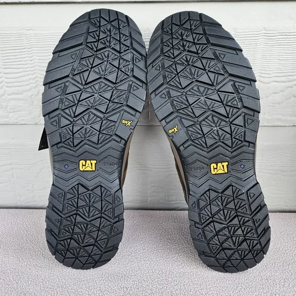 CAT Caterpillar Streamline 2.0 Leather Composite Toe Work Shoes Men SZ 12 Clay