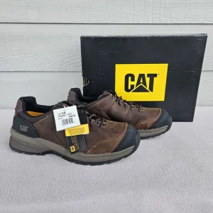CAT Caterpillar Streamline 2.0 Leather Composite Toe Work Shoes Men SZ 12 Clay