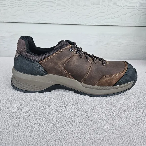 CAT Caterpillar Streamline 2.0 Leather Composite Toe Work Shoes Men SZ 12 Clay