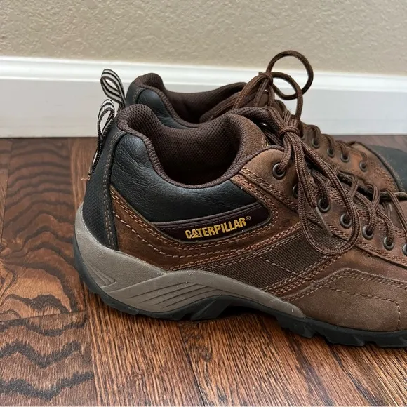 CAT Men Caterpillar Argon Composite Toe Work Shoe Leather Size 11.5 P89957 $150,