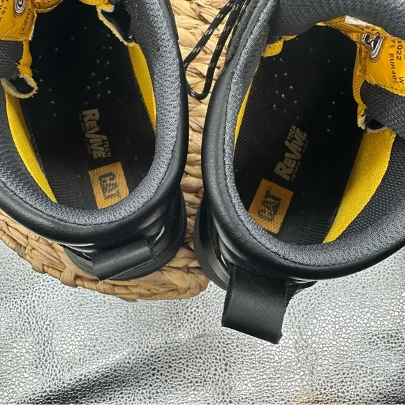 Caterpillar Steel Toe Black Boots