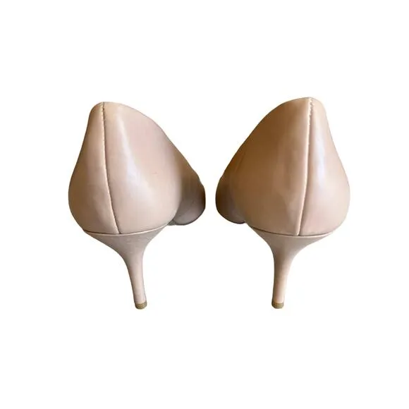 Charles David classic nude heels 8.5