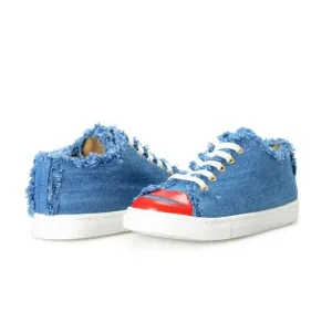 Charlotte Olympia Sneakers Girls Denim Leather