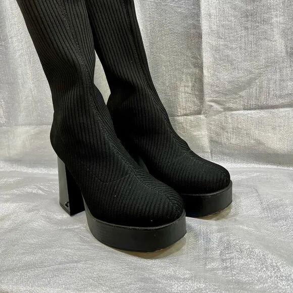 Circus NY  Simone By Sam Edelman Women's Black Knee High Boots Size 6M (36)