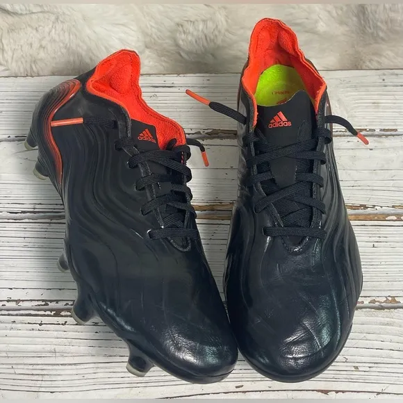 CLEAN Men's 6.5 - Women's 7.5 adidas Copa Sense.1 FG Black Soccer Cleats 39 1/3