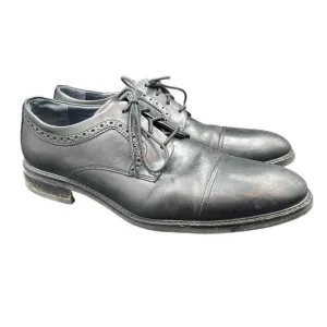 Cole Haan Buckland Shoes Mens 11 M Cap Toe Oxford Black Leather C28881