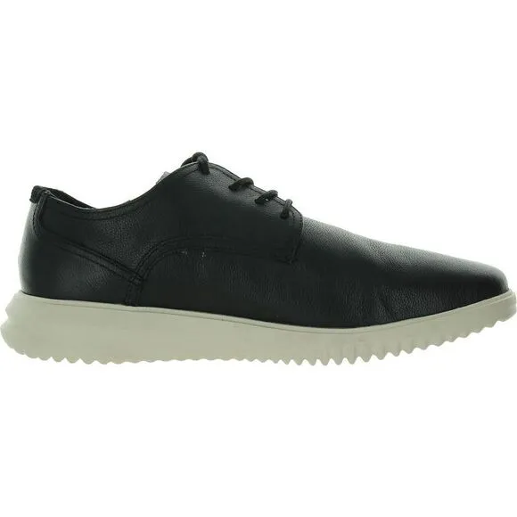 Cole Haan Mens Grand   Black Leather Comfort Oxfords Derby Shoes New