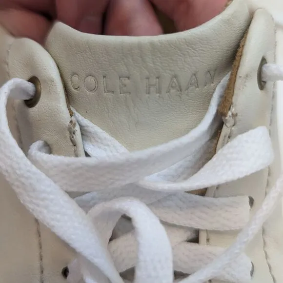 Cole Haan Men's Grand OS White Leather Crosscourt Sneakers 11