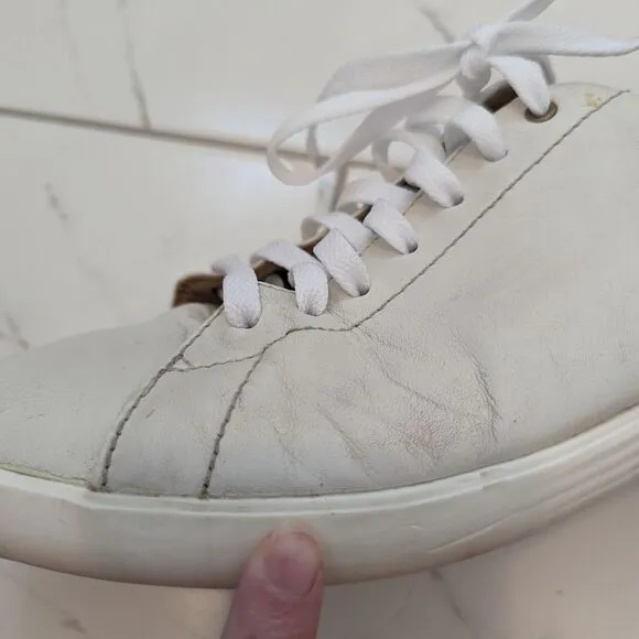 Cole Haan Men's Grand OS White Leather Crosscourt Sneakers 11
