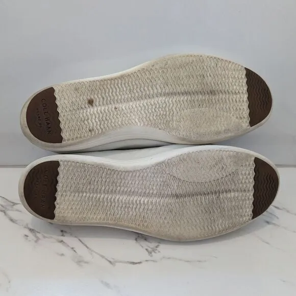Cole Haan Men's Grand OS White Leather Crosscourt Sneakers 11