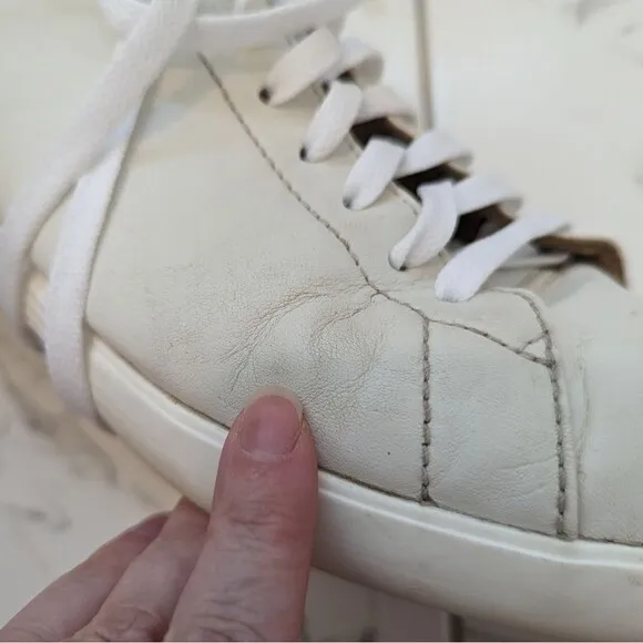 Cole Haan Men's Grand OS White Leather Crosscourt Sneakers 11