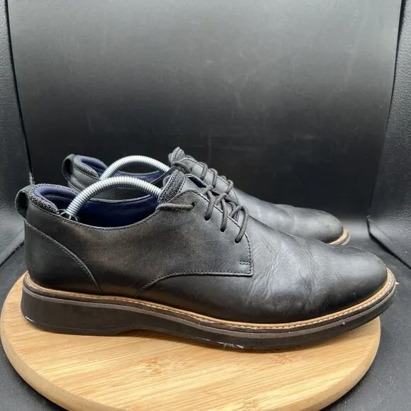 Cole Haan Osborn Grand 360 Men’s Size 11 M Plain Toe Oxford Black Shoes C33388