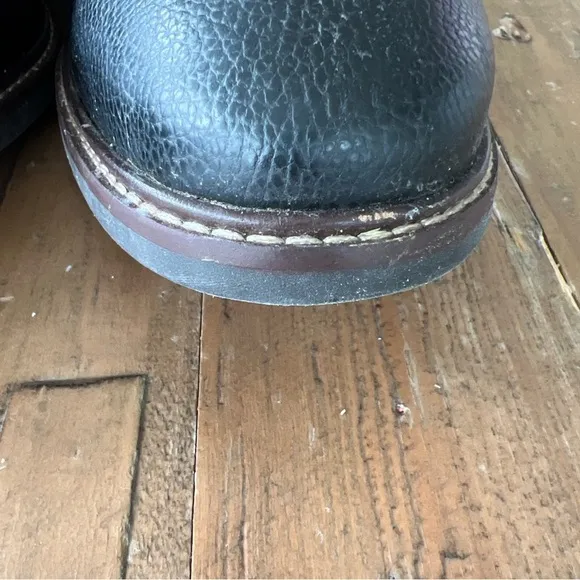 COLE HAAN Pebbled Black Leather C27088 Grand 0s Wingtip Loafer Shoes, Mens 12