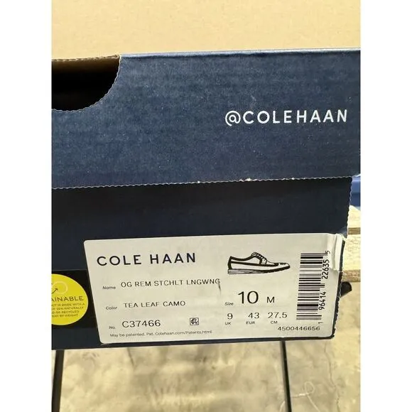 Cole Haan ØriginalGrand Stitchlite‎ Lace Up Longwing Oxford Sneakers Shoes 10M