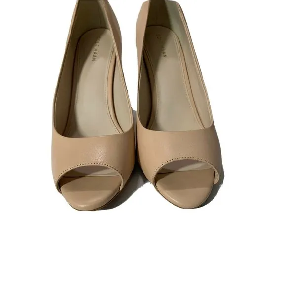 Cole Haan Shoes Size 8.5 Open Toe Beige Color