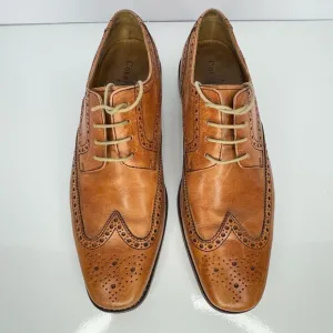 Cole Haan Williams Wingtip Brown Leather Oxford Dress Shoes Sz 11 Wedding Work