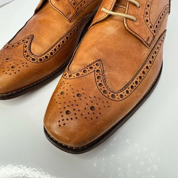 Cole Haan Williams Wingtip Brown Leather Oxford Dress Shoes Sz 11 Wedding Work