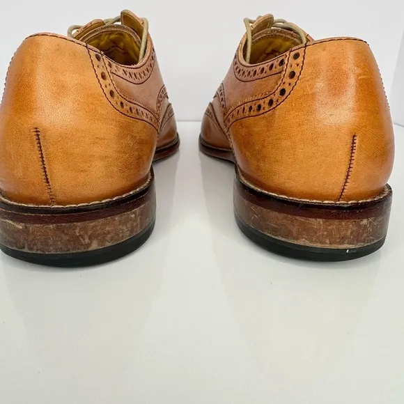 Cole Haan Williams Wingtip Brown Leather Oxford Dress Shoes Sz 11 Wedding Work