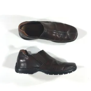 Cole Haan Zeno Slip On Shoes Mens Size 9M Brown Leather C07486 Split Toe