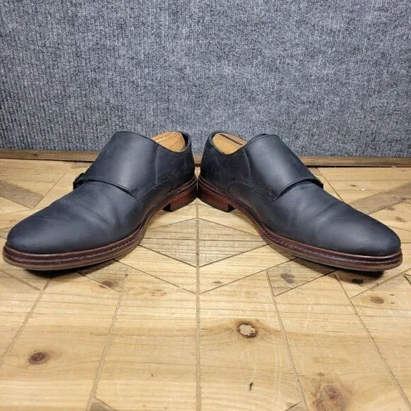 Cole Haan Benton Double Monk II Mens Size 11.5 Leather Shoes Black C25398