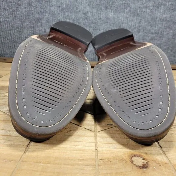 Cole Haan Benton Double Monk II Mens Size 11.5 Leather Shoes Black C25398