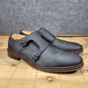 Cole Haan Benton Double Monk II Mens Size 11.5 Leather Shoes Black C25398