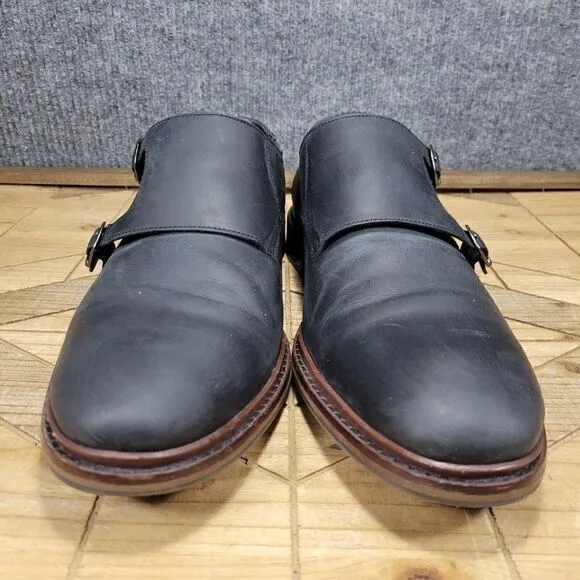 Cole Haan Benton Double Monk II Mens Size 11.5 Leather Shoes Black C25398