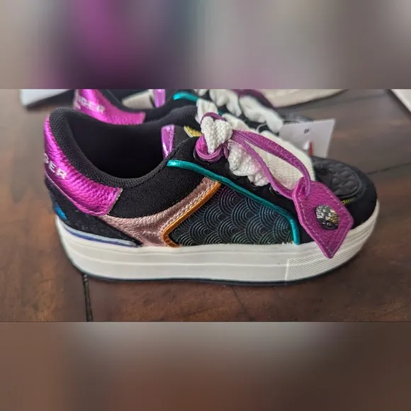 Colorful Kids Sneakers with White Laces