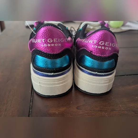 Colorful Kids Sneakers with White Laces