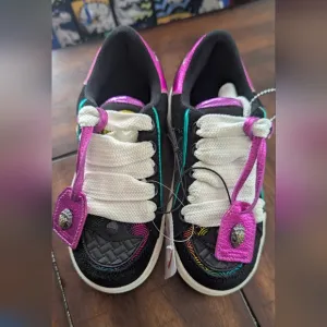 Colorful Kids Sneakers with White Laces