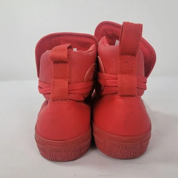 Converse Chuck Taylor Mens Size 8 Womens 10 shoes Red hightop sneakers 145342C