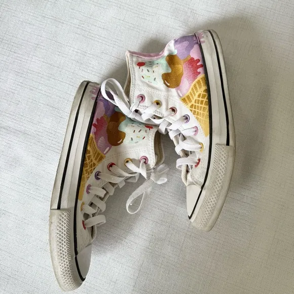 Converse Shoes | Rare Converse Sweet Scoops Ice Cream Cone Big Girl Size 2