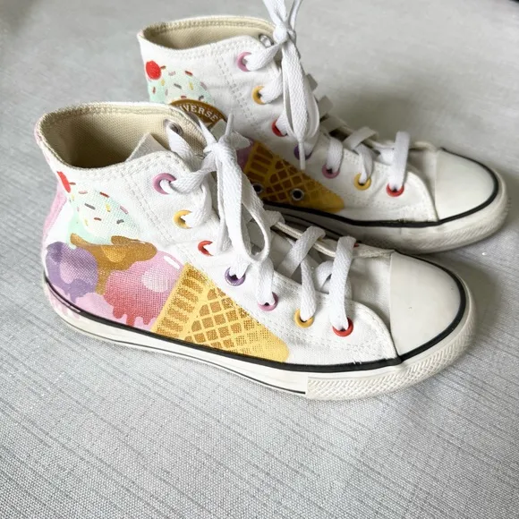 Converse Shoes | Rare Converse Sweet Scoops Ice Cream Cone Big Girl Size 2