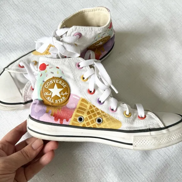 Converse Shoes | Rare Converse Sweet Scoops Ice Cream Cone Big Girl Size 2