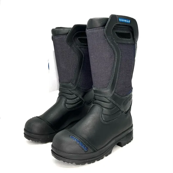 Cosmas Vulcan 14” Leather/Kermel Structural Bunker Boot Women’s Size 7.5 New NWT