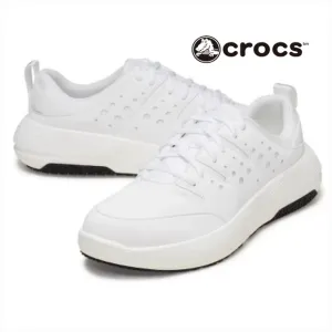Crocs On The Clock Men's Sneaker Slip Resistant Work Shoes White NEW