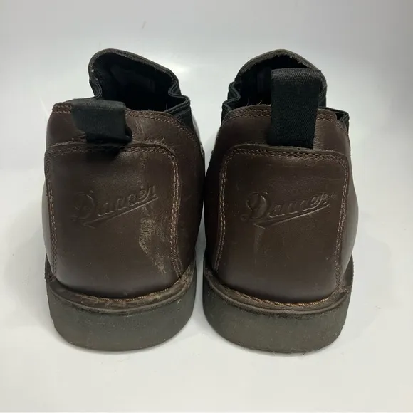 Danner Romeo 3” work boot slip on shoes brown hot leather size 14