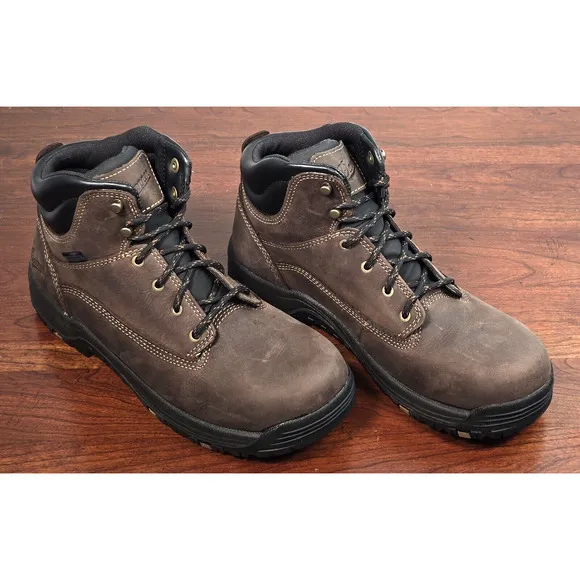 Danner Womens Size 10M Caliper 5&quot; Brown Leather Waterproof Work Boots 19460 USA