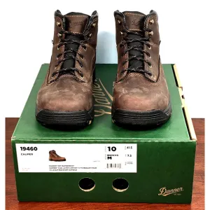 Danner Womens Size 10M Caliper 5&quot; Brown Leather Waterproof Work Boots 19460 USA
