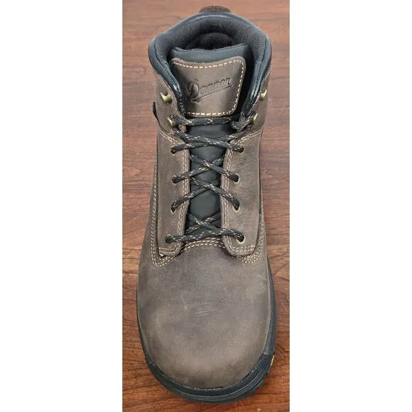 Danner Womens Size 10M Caliper 5&quot; Brown Leather Waterproof Work Boots 19460 USA