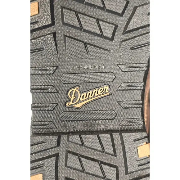 Danner Womens Size 7 W Caliper 5&quot; Brown Leather Waterproof Work Boots 19460