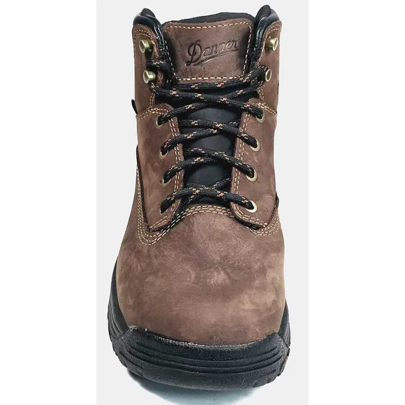 Danner Womens Size 7 W Caliper 5&quot; Brown Leather Waterproof Work Boots 19460
