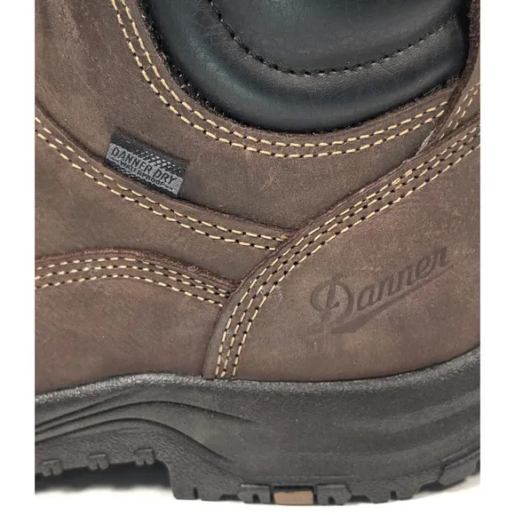 Danner Womens Size 9.5W Caliper 5&quot; Brown Leather Waterproof Work Boot 19460 USA