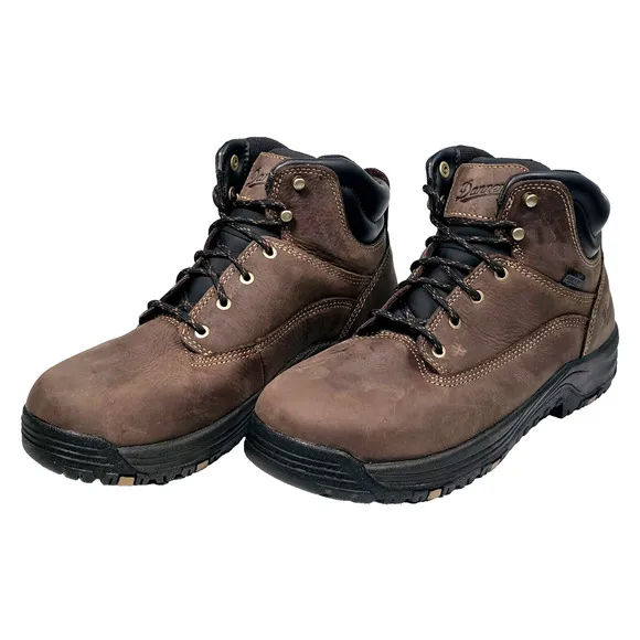 Danner Womens Size 9.5W Caliper 5&quot; Brown Leather Waterproof Work Boot 19460 USA